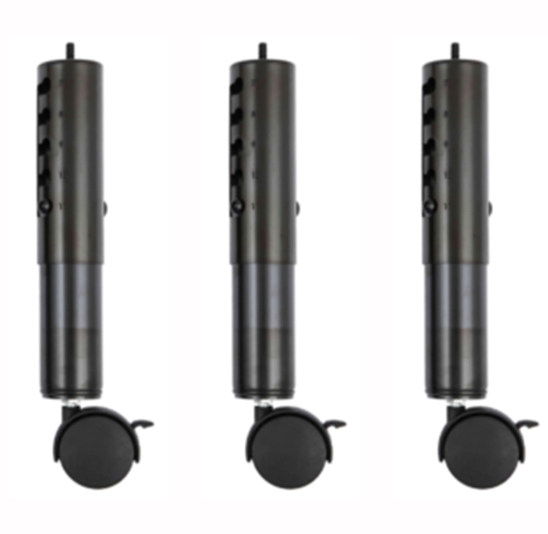 7~11" Metal Legs with wheels 3pcs/set